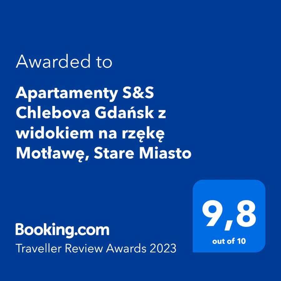 Apartamenty S&S Chlebova Gdansk Z Widokiem Na Rzeke Motlawe, Stare Miasto Eksteriør bilde